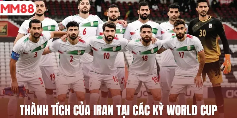 Nhìn lại thành tích của đội tuyển Iran tại các kỳ World Cup