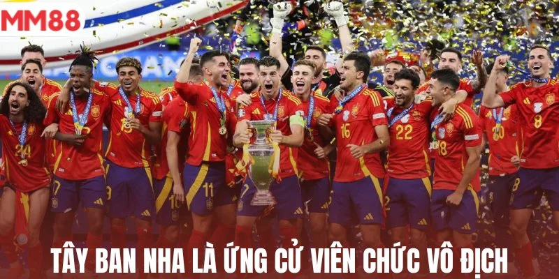 Đội tuyển Tây Ban Nha là ứng cử viên chức vô địch